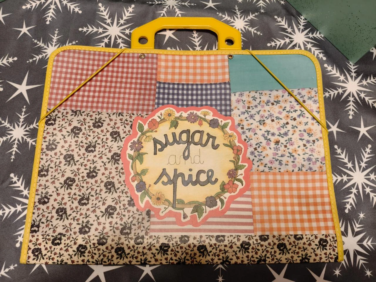 Pasta de Arquivo Vintage Ámbar "Sugar And Spice" (Nova)